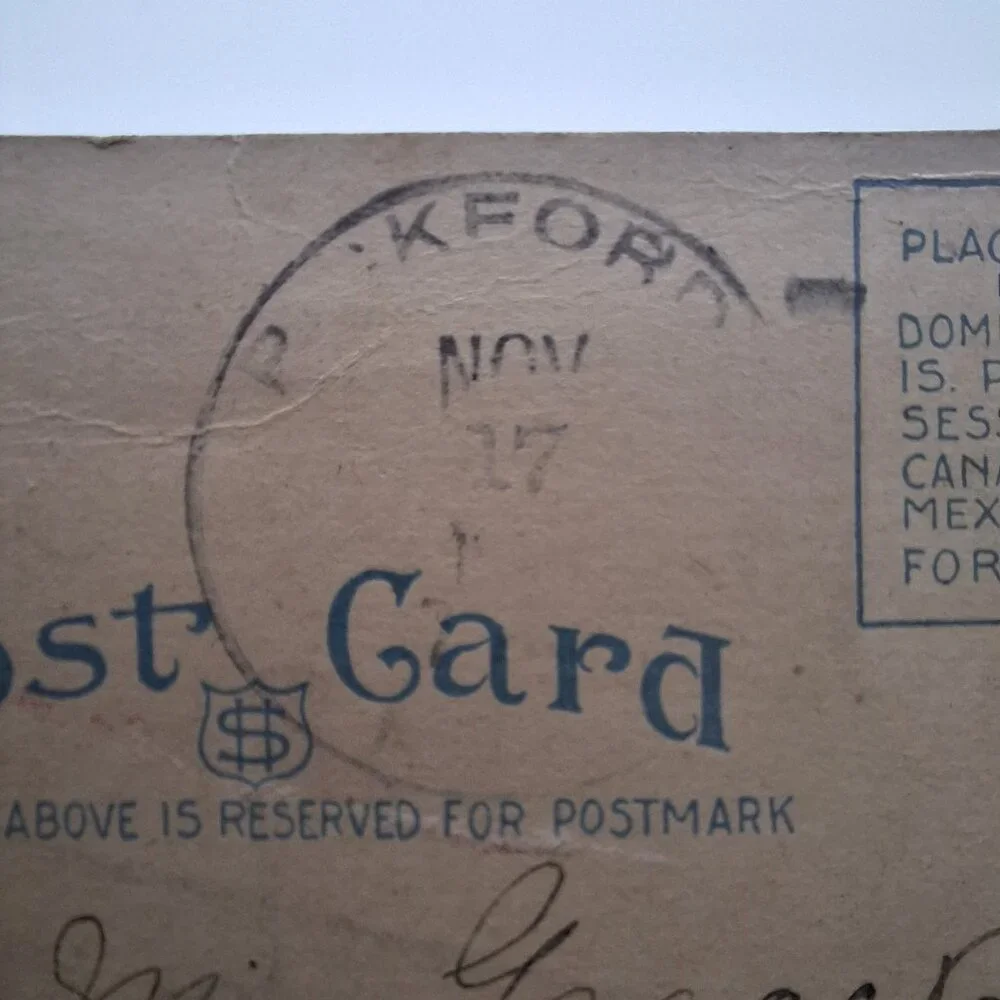 St Marys Catholic School Soo Mich Vintage Postcard 1910s Posted Postmark Antique